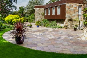 Patio and driveway